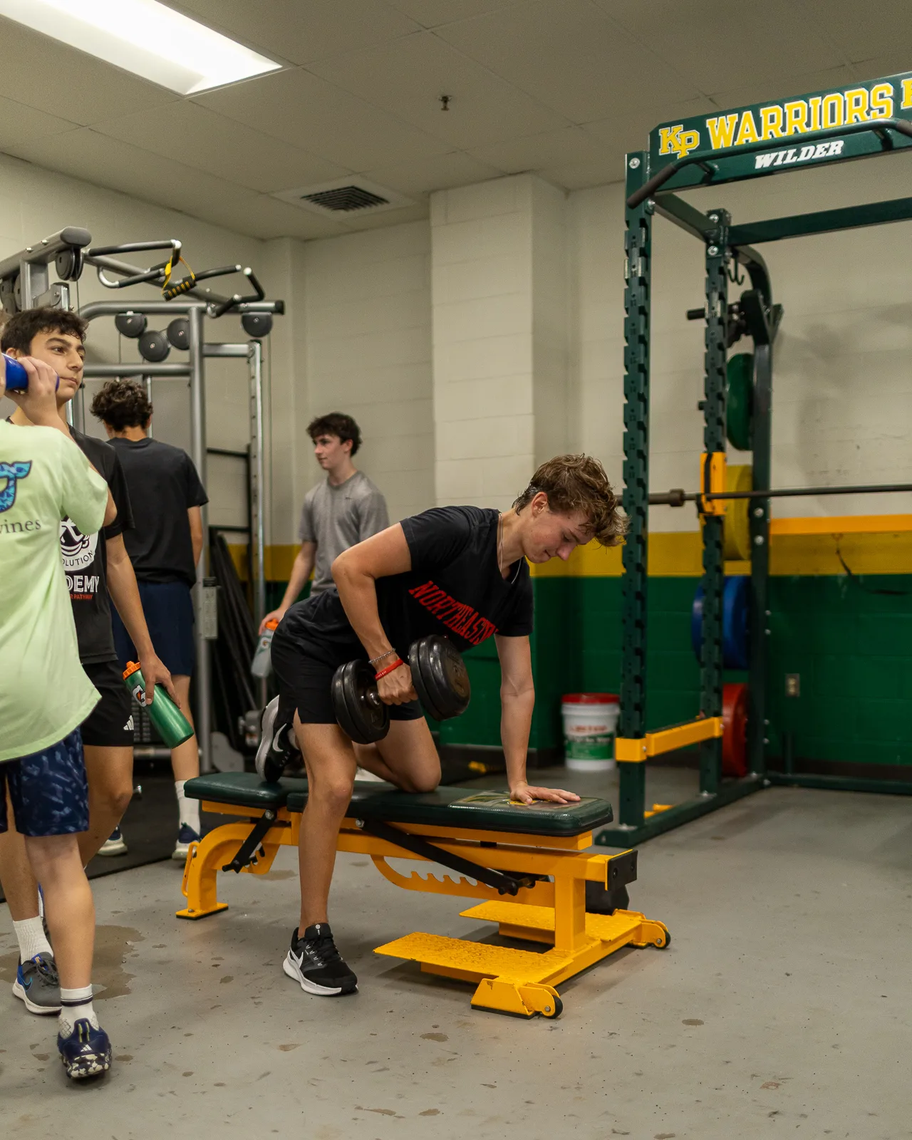 Dumbbell row technique