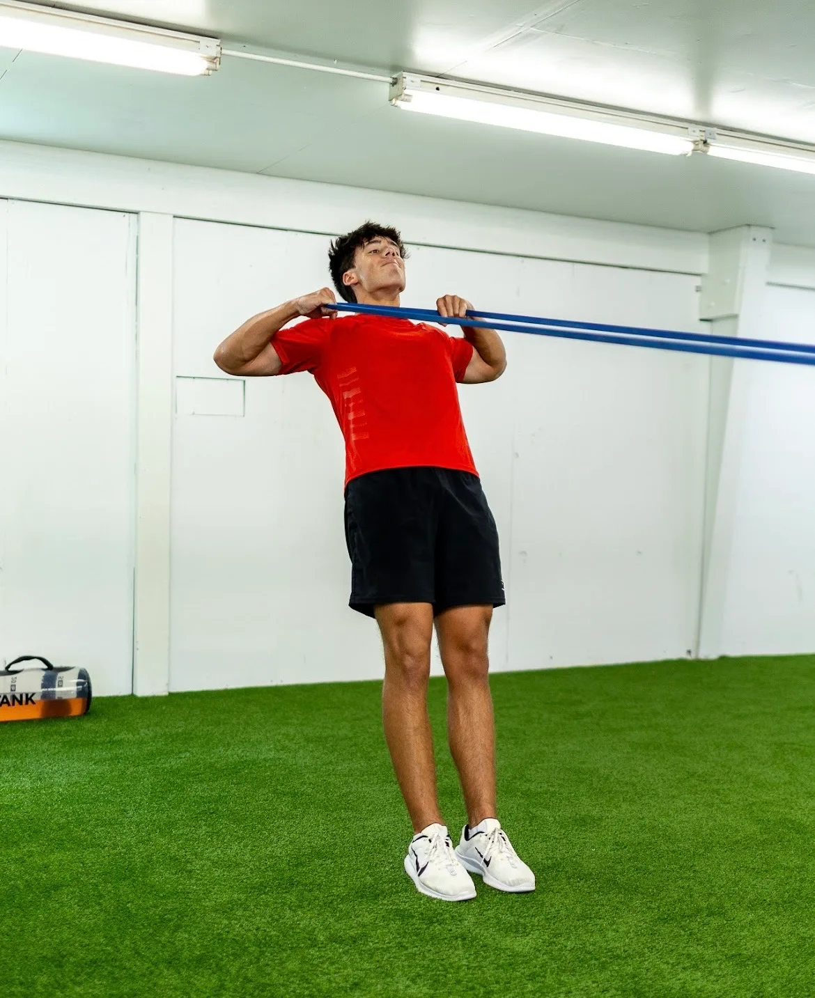 Resistance-band face pull