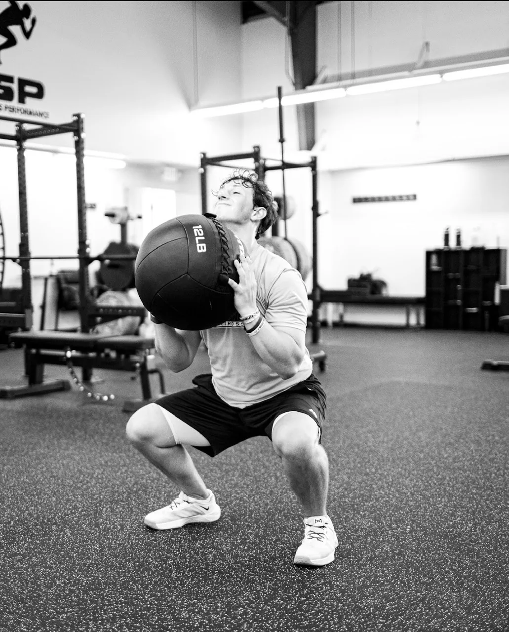Medicine-ball strength work