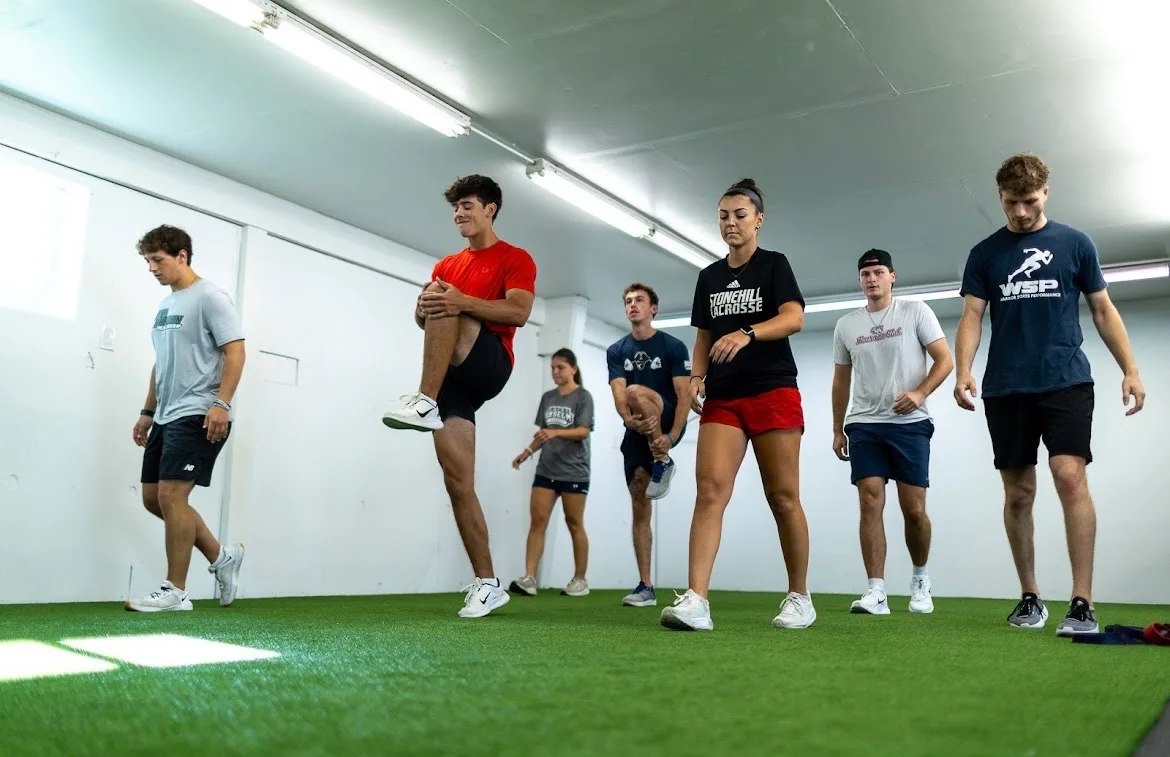College group warm-up