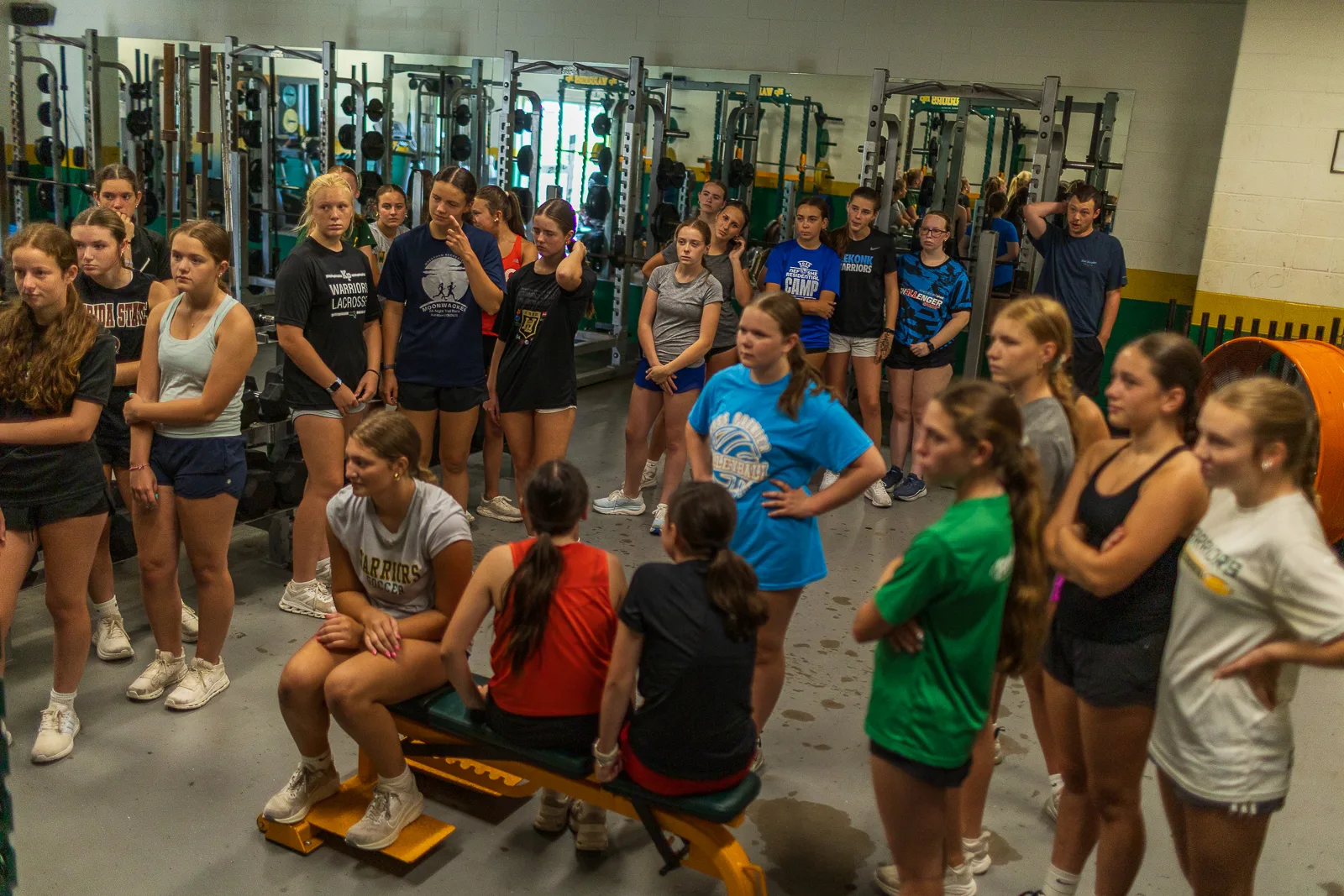 Camp group at the training facility